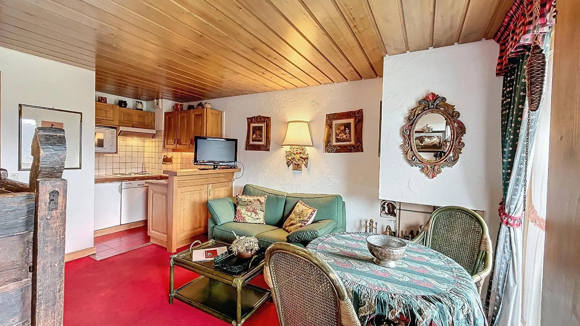Appartement 2 Pieces Avec Parking, Au Pied Des Pistes - Fr-1-560-134 Combloux France